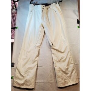 Patagonia Womens Snow Pants White Recco H2NO Insulated Ski Snowboard Size XL